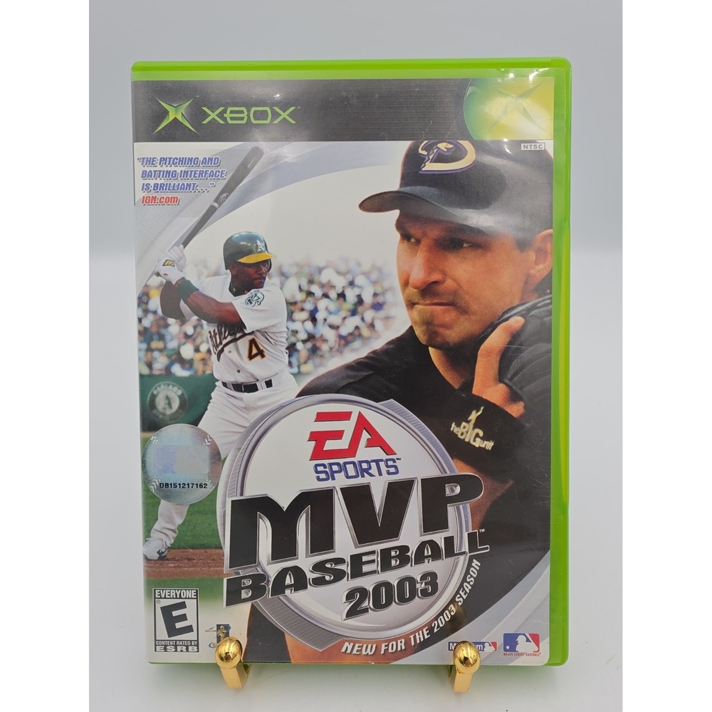 MVP Baseball 2003 Microsoft Xbox EA Sports Video Game Complete CIB Tested